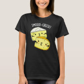 T-shirt Smoo-cheese Funny Cheese Pun Dark BG (Devant)