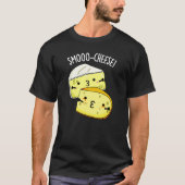 T-shirt Smoo-cheese Funny Cheese Pun Dark BG (Devant)