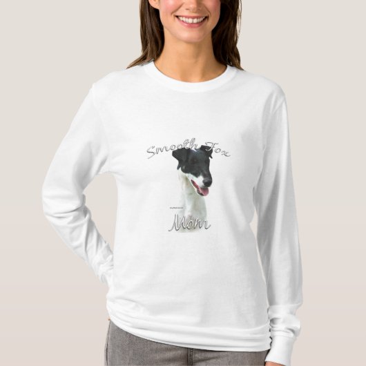 T-shirt Smooth Fox Terrier Maman 2 (Devant)