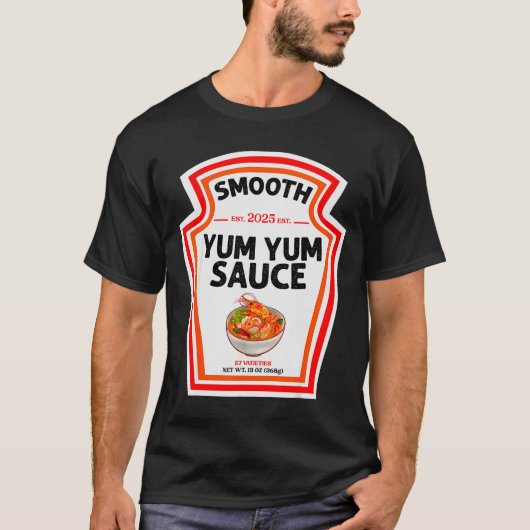 T-shirt Smooth Yum Yum Sauce Condiment Costume Matching (Devant)