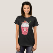 T-shirt Smoothie à la fraise Kitty Cat (Devant entier)
