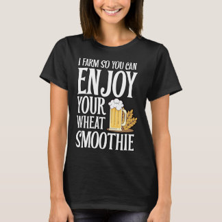 T-shirt Smoothie de blé Fiers agriculteurs locaux  Agricul