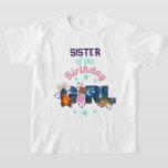 T-shirt S'more Birthday Girl Sister shirt Camping<br><div class="desc">Célébrez le premier anniversaire du bébé avec ce t-shirt spécial,  design spécial et personnalisé</div>