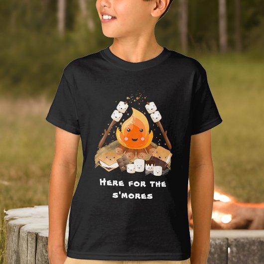T-shirt S'more Cute Funny Camping Nom du garçon