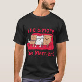 T-shirt Smore Merrier Cute Kids Cartoon Christmas (Devant)