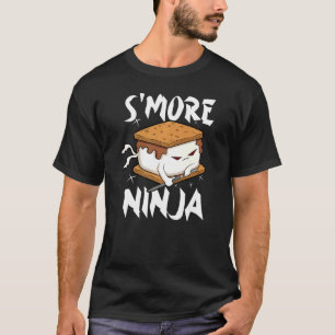 T-shirt S'more Ninja Camping Toddler Boy Campfire Smores