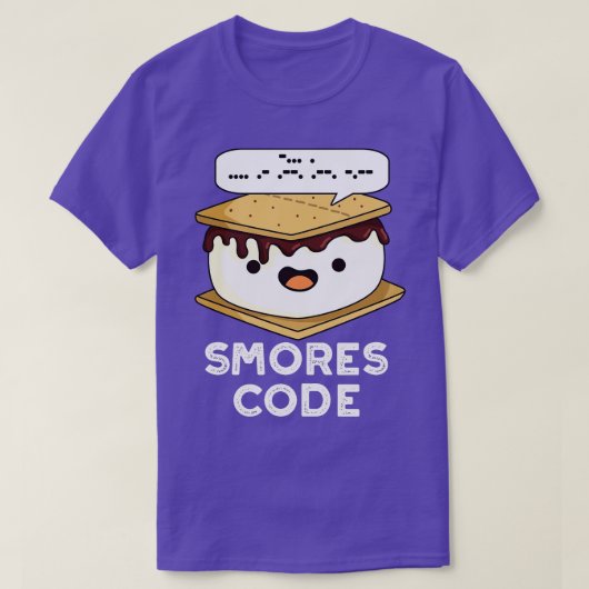 T-shirt Smores Code Funny Food Pun (Design devant)