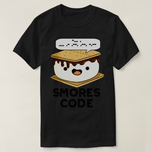 T-shirt Smores Code Funny Food Pun 1 (Design devant)
