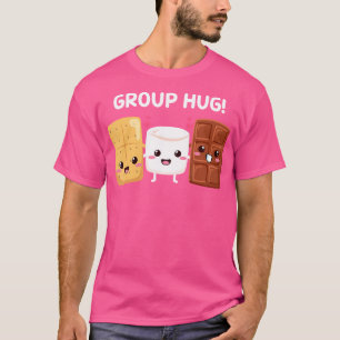 T-shirt S'Mores Marshmallows Funny Smores Camping Group Hu