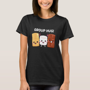 T-shirt S'mores Marshmallows Smores Camping Groupe Hug Cam