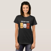 T-shirt S'mores Marshmallows Smores Camping Groupe Hug Cam (Devant entier)