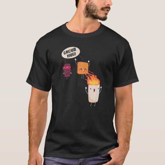 T-shirt Smores S'mores Marshmallow Camping Bonfir Grille (Devant)