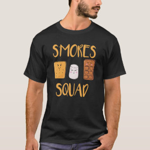 T-shirt S'mores Squad Marshmallow Camping Campfire Smores