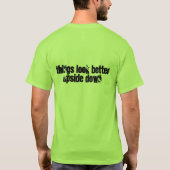 T-shirt smurf, constamment, équipage (Dos)