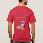 T-shirt Snaccident FUNNY Foodie Pizza Fries Chiens (Dos)