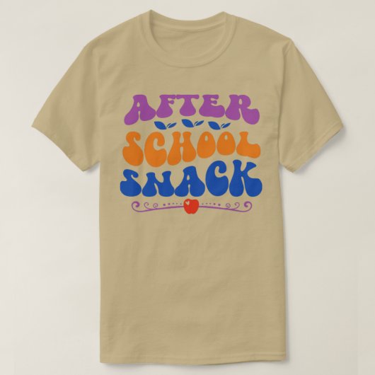 T-shirt Snack après l'école (Design devant)