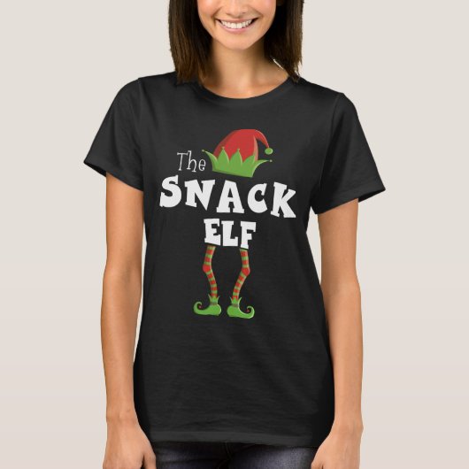 T-shirt Snack Elf Xmas Pajama (Devant)