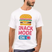 T-shirt Snack Mode Burger (Devant)
