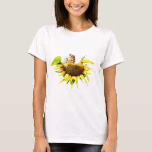 T-shirt Snacking de Chipmunk sur les graines de tournesol
