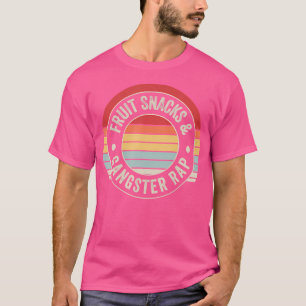 T-shirt Snacks Fruits Et Vibes De Rap Gangster