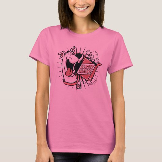 T-shirt Snacks Scooby Doo demi-teinte Scooby (Devant)