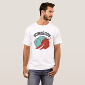 T-shirt Snail Homebody Funny Snail (Devant entier)