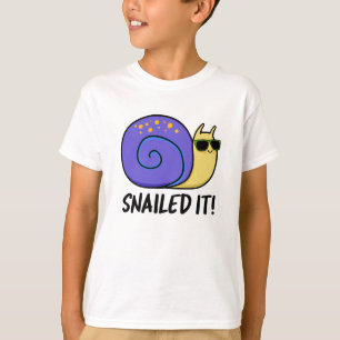 T-shirt Snail It Funky Snail Pun