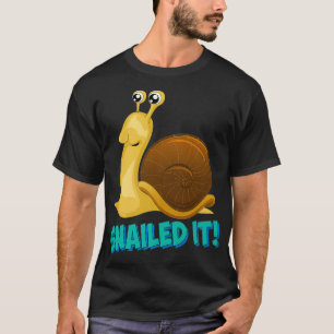 T-shirt Snail It Snail Cute Slimy Snug Mèmes Drôle Nail