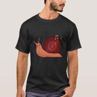 T-shirt Snail music boy