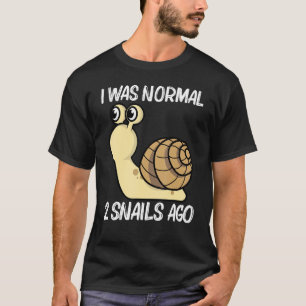 T-shirt Snail Pour Men Women Land Sea Freshwater Snail