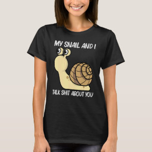 T-shirt Snail Pour Men Women Land Sea Freshwater Snail