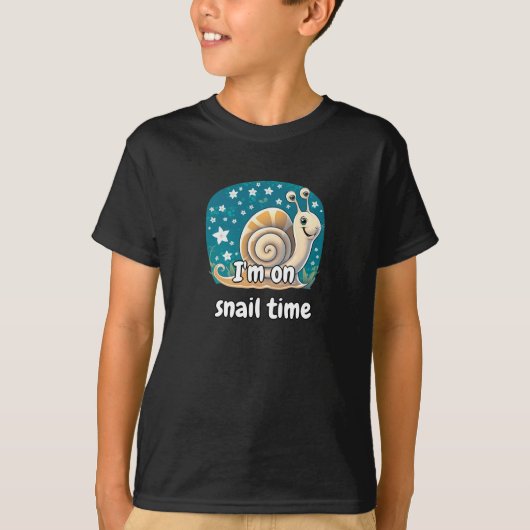 T-shirt Snail Shirt Fun Cool Unique Meilleur Design pour l (Devant)