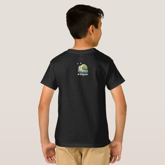 T-shirt Snail Shirt Fun Cool Unique Meilleur Design pour l (Dos entier)