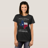 T-shirt Snailbrook Texas City of Utopia le long de la Colo (Devant entier)