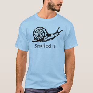 T-shirt Snailed il chemise drôle d'escargot