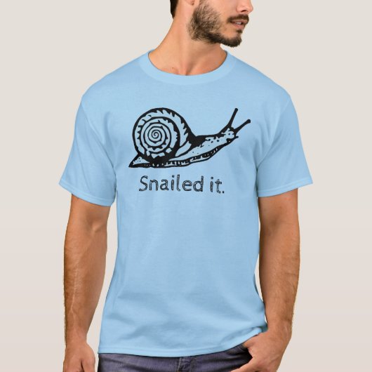T-shirt Snailed il chemise drôle d'escargot (Devant)