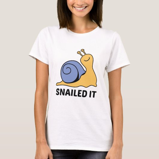 T-shirt Snailed It (Devant)