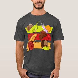 T-shirt Snails Snail Shell Racing Snail