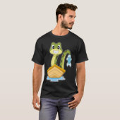T-shirt Snake Angler Fish Fishing (Devant entier)