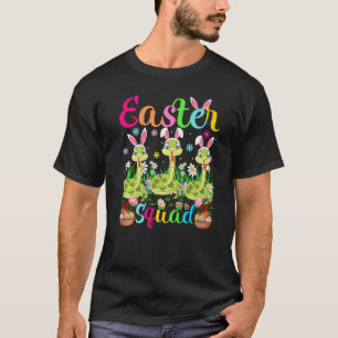 T-shirt Snake Bunny Ear Squad Snake Happy Pâques