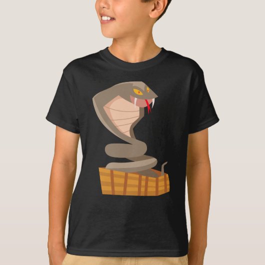 T-shirt Snake Cobra serpents animal reptile animal python (Devant)