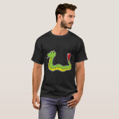 T-shirt Snake fait la boxe (Devant entier)