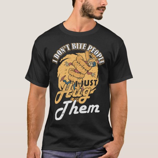 T-shirt Snake I Dont Bite People Banana Ball Python 1 (Devant)