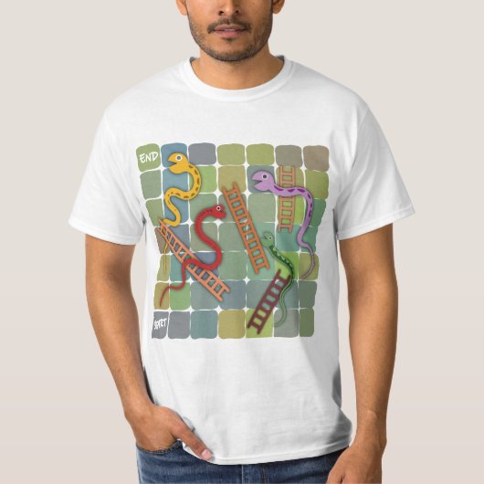 T-shirt Snake & Ladder (Devant)