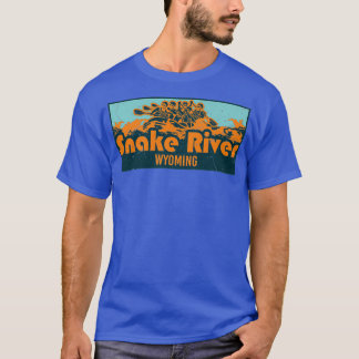 T-shirt Snake River Wyoming rafter