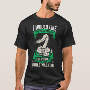 T-shirt Snake walking lie while walking Hobby Snakes Sn