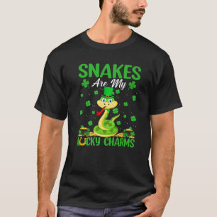 T-shirt Snakes Are My Lucky Charms Snake St. Patrick's Day