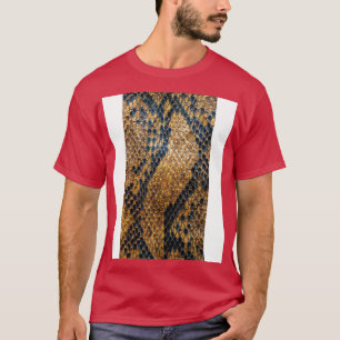 T-shirt Snakeskin Motif Snakes Skin Reptile Design Imprime