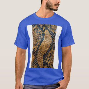 T-shirt Snakeskin Motif Snakes Skin Reptile Design Imprime