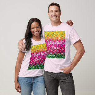 T-shirt Snakeskin rose parties scintillant